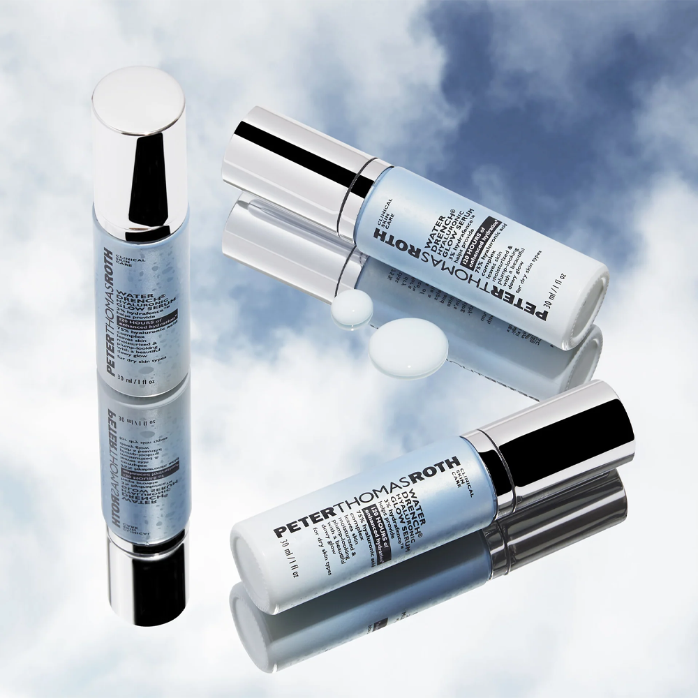 Peter Thomas Roth Water Drench® Hyaluronic Glow Serum 30ml - Сироватка для обличчя з гіалуроновою кислотою для сяяння шкіри - фото №2 Peter Thomas Roth Water Drench® Hyaluronic Glow Serum 30ml - Сироватка для обличчя з гіалуроновою кислотою для сяяння шкіри - фото №2